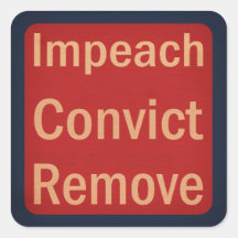 1940's Style Impeach Convict Remove 