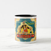 1940s UNCLE SAM PAINT TIN Coffee Mok (Center)
