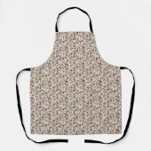 1940s Utility Bloem Sprig Patroon(L) Schort (Voorkant)