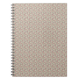 1940s Utility Bloemensprigpatroon Notitieboek