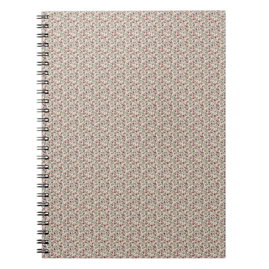 1940s Utility Bloemensprigpatroon Notitieboek (Voorkant)
