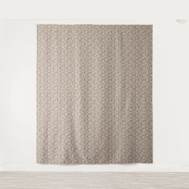 1940s Utility Bloemensprigpatroon Wandkleed