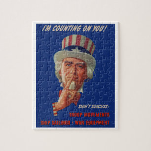 1940s waarschuwing van oom Sam Legpuzzel