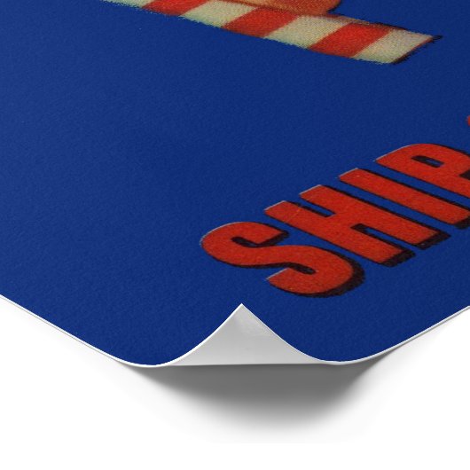 1940s waarschuwing van oom Sam Poster (Hoek)