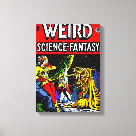 1940's WEIRD: Science ~ Fantasy Canvas Print (Voorkant)