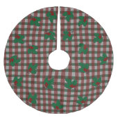 1940s Xmas Gingham Kerstboom Rok (Voorkant)