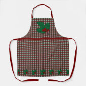 1940s Xmas Gingham Schort (Voorkant)
