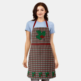 1940s Xmas Gingham Schort