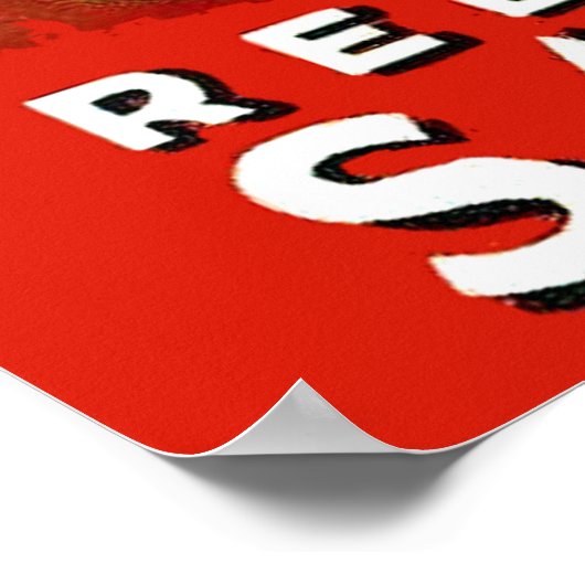 1940s Zeemeermin Zalm kan label Poster (Hoek)