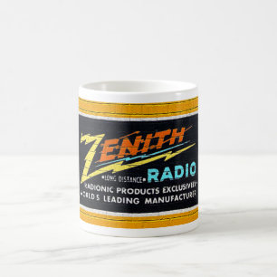 1940S ZENITH RADIO WALL ART Coffee Mok