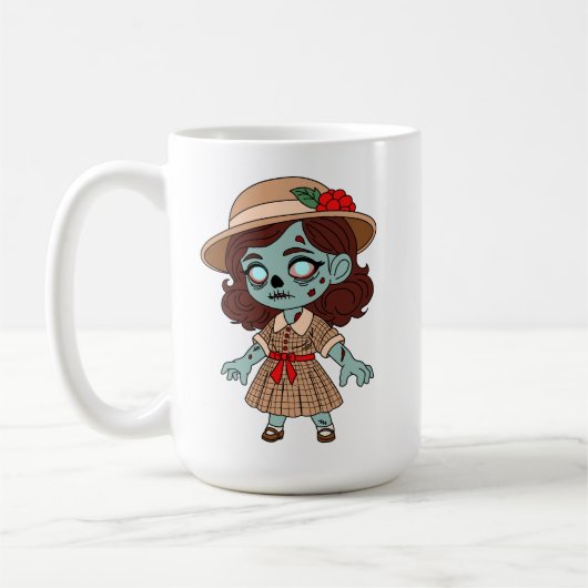 1940s Zombie Meisje Koffiemok (Links)