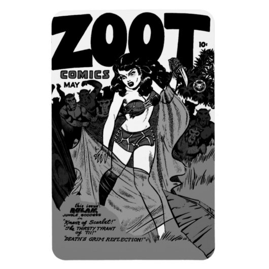 1940's ZOOT Comics Flexible Magnet Magneet (Verticaal)