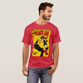 1940's Zwarte Kat Comic T-Shirt (Voorkant volledig)