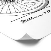 1941  bicyclische Flex Lijst-patentafdrukken Poster (Hoek)