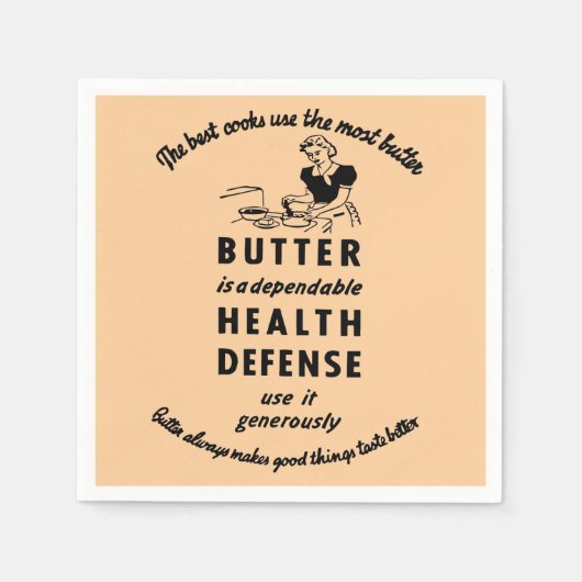 1941  boter en boterconcentraat servet (Voorkant)