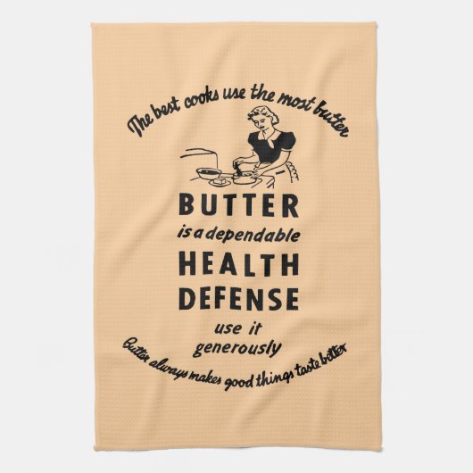 1941 boter en boterconcentraat theedoek (Verticaal)