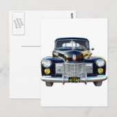 1941 CADILLAC BRIEFKAART (Voorkant / Achterkant)