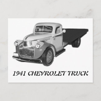 1941 CHEVROLET TRUCK 1942 Chevy Briefkaart