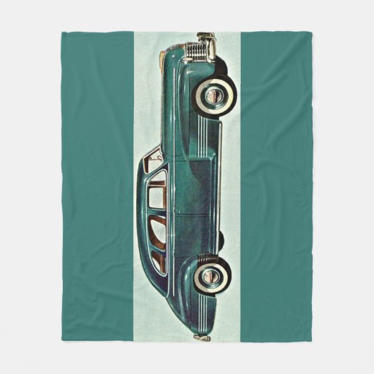 1941 Deluxe Torpedo vierdeurs sedan Fleece Deken (Voorkant)