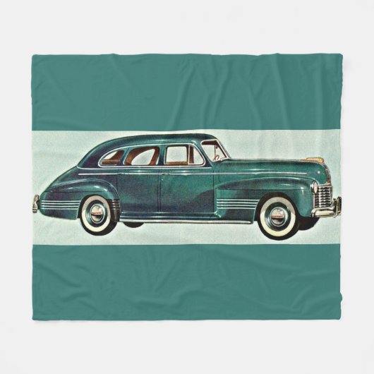 1941 Deluxe Torpedo vierdeurs sedan Fleece Deken (Voorkant (Horizontaal))