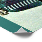 1941 Deluxe Torpedo vierdeurs sedan Poster (Hoek)