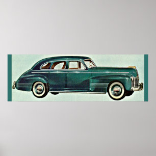 1941 Deluxe Torpedo vierdeurs sedan Poster