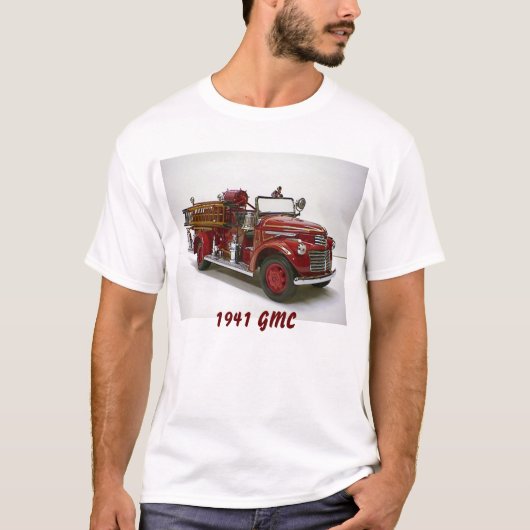 1941 GMC Fire Engine Pumper T-shirt (Voorkant)