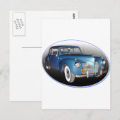 1941 LINCOLN CONTINENTAL #1 BRIEFKAART (Voorkant / Achterkant)