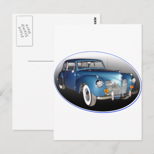 1941 LINCOLN CONTINENTAL #1 BRIEFKAART (Voorkant / Achterkant)