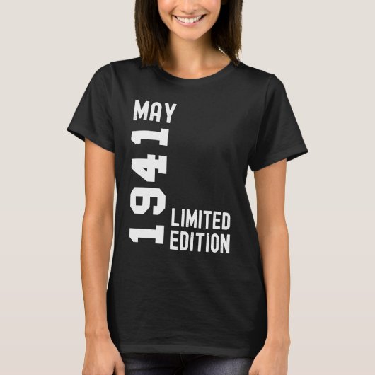 1941 May Happy Birthday Party T-shirt (Voorkant)
