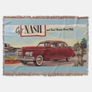 1941 Nash automobile & Deken