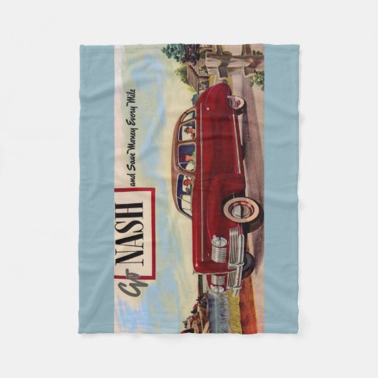 1941 Nash automobile & Fleece Deken (Voorkant)