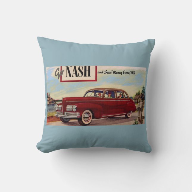 1941 Nash automobile & Kussen (Voorkant)