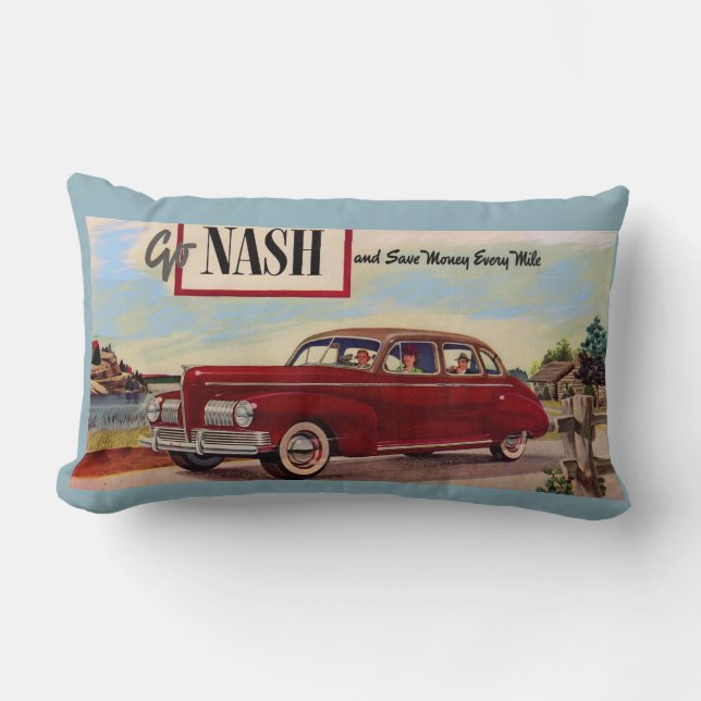1941 Nash automobile & Kussen (Voorkant)