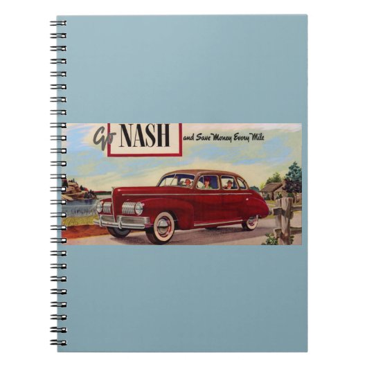 1941 Nash automobile & Notitieboek (Voorkant)