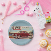 1941 Nash automobile & Papieren Bordje (Feest)