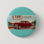 1941 Nash automobile & Ronde Button 5,7 Cm (Voorkant)