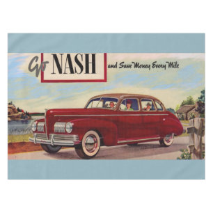 1941 Nash automobile & Tafelkleed
