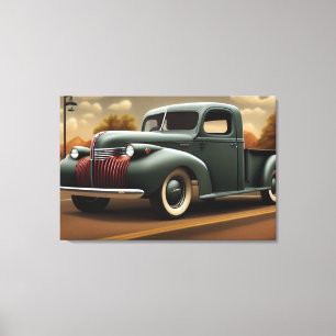 1941 Pickup Truck Canvas afdrukken