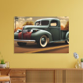 1941 Pickup Truck Canvas afdrukken (Insitu (Woonkamer))