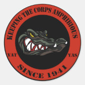 1941 Rood Ronde Sticker (Voorkant)