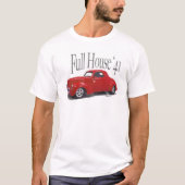 1941 Willys Coupe Drag Car T-shirt (Voorkant)