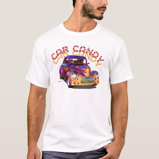 1941 Willys Drag Car T-shirt (Voorkant)