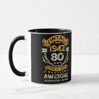 1942 80e verjaardag 80 jaar oud mok
