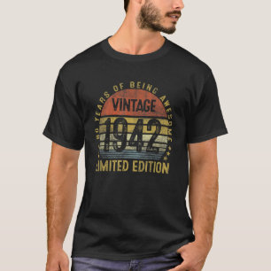 1942 80e verjaardag 80 jaar oude Vintage T-shirt