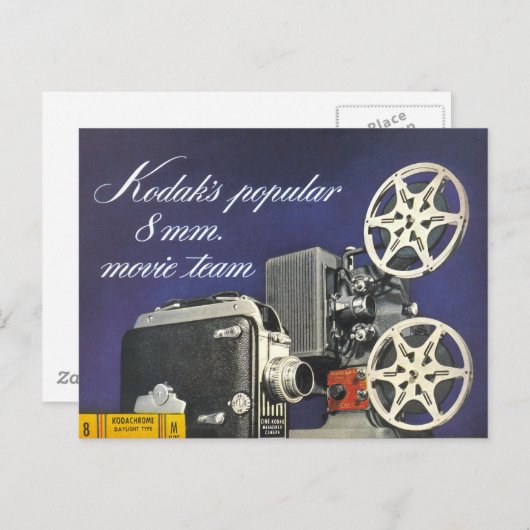 1942 Filmcamera en -projector Briefkaart (Voorkant / Achterkant)