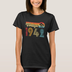 1942, gemaakt in 1942 80e verjaardag 80 jaar oud t-shirt