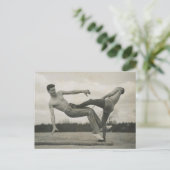 1942 gevechtstraining briefkaart (Staand voorkant)