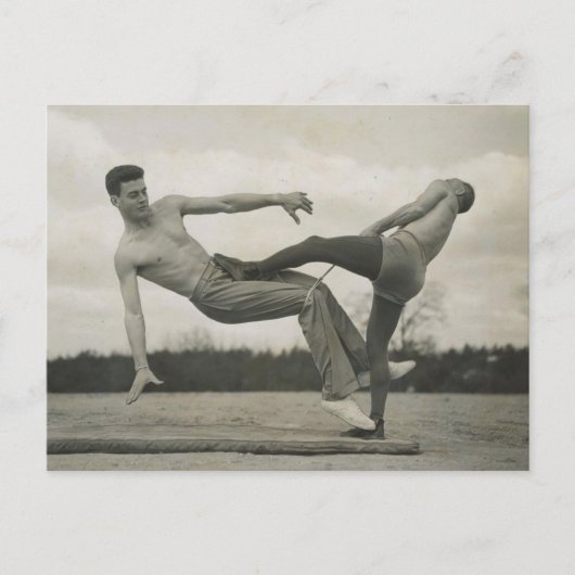 1942 gevechtstraining briefkaart (Voorkant)