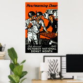 1943 Donut Poster (Thuiskantoor)